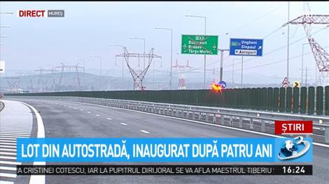 Lot din autostradă, inaugurat după patru ani