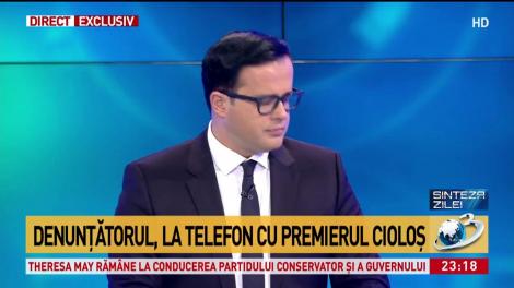 Denunțătorul din dosarul DIPI, la telefon cu premierul Cioloș
