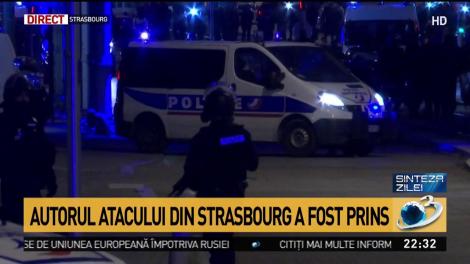 Autorul atacului armat din Strasbourg a fost împușcat mortal de poliție