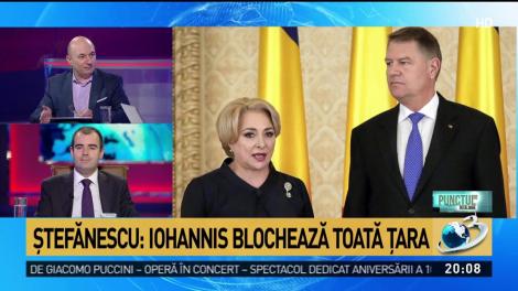 Codrin Ştefănescu: Iohannis blochează toată ţara