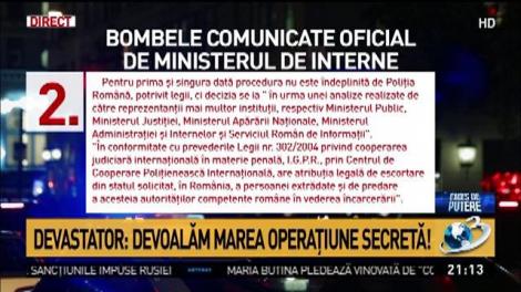 Marea operațiune secretă! Răspunsurile oficiale ale Ministerului de Interne