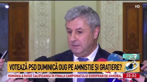 Votează PSD duminică OUG pe aministie şi graţiere?