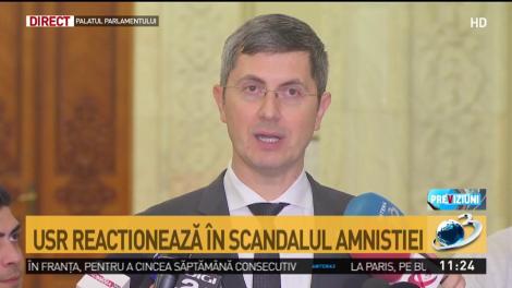 Dan Barna: Dacă se va da ordonanța de amnistie și grațiere, USR va fi &icirc;n stradă