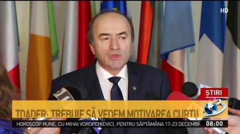 Ministrul Justiției: S-a agreat ideea ca amnistia şi graţierea să fie ultima soluţie de &icirc;ndreptare a respectivelor abuzuri