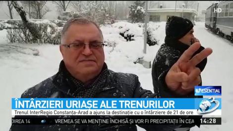 &Icirc;nt&acirc;rzieri uriașe! Călătoria cu trenul, coșmar pentru sute de pasageri
