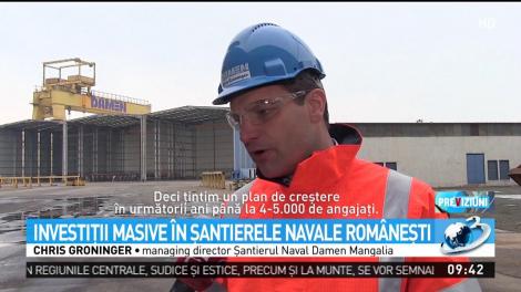 Investiţii masive &icirc;n şantierele navale rom&acirc;neşti