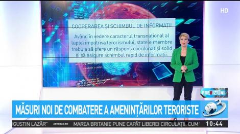 Măsuri noi de combatere a ameninţărilor teroriste