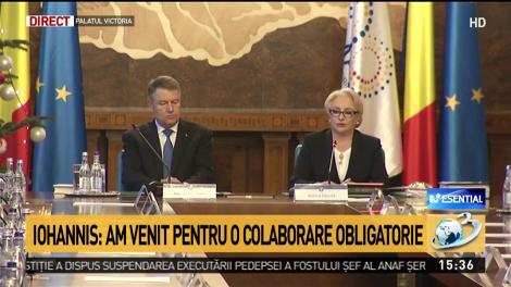 Ce făcea Viorica Dăncilă în timp ce Iohannis vorbea