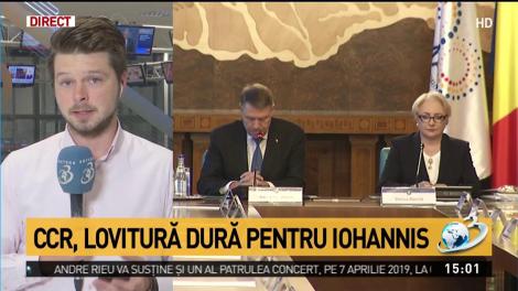 CCR: Preşedintele nu şi-a exercitat atribuţiile constituţionale &icirc;n cazul am&acirc;nării numirii a doi miniştri
