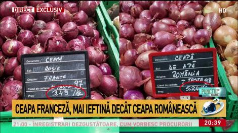 De ce ceapa românească e mai scumpă decât cea din Franța? Răspunsul neașteptat dat de Ministrul Agriculturii