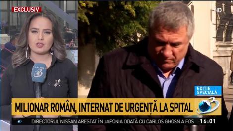 Victor Becali, internat de urgență la spital! Fostului impresar FIFA i s-a făcut rău
