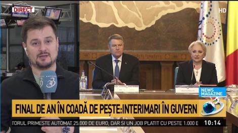 Final de an &icirc;n coadă de pește. Klaus Iohannis blochează Guvernul