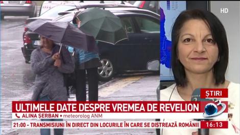 Prognoză de ultimă oră pentru Revelion