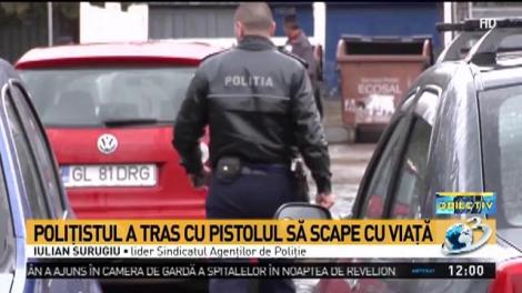 Polițist, agresat &icirc;n Suceava. A făcut uz de armă pentru a se salva