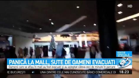Panică la mall. Sute de oameni au fost evacuaţi