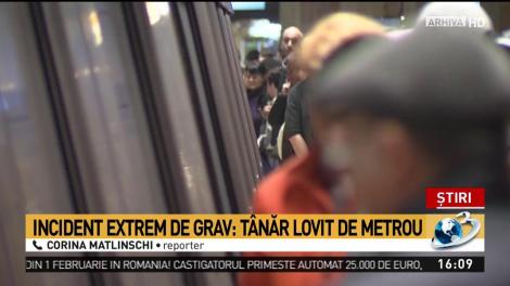 Incident la stația de metrou Costin Georgian. Un adolescent ar fi &icirc;ncercat să se sinucidă