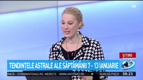 Tendințele astrale ale săptăm&acirc;nii 7-13 ianuarie cu Camelia Pătrășcanu