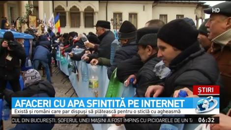 Afaceri cu apă sfinţită pe Internet