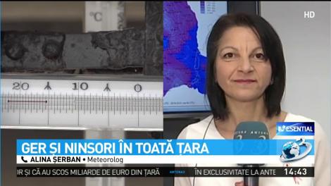 Ger şi ninsori &icirc;n toată ţara