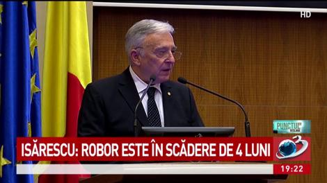 Mugur Isărescu: Roborul scade de vreo două luni, nu are nicio legătură cu „taxa pe lăcomie”