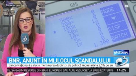 BNR, anunţ în mijlocul scandalului