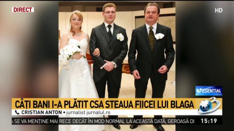 C&acirc;ţi bani i-a plătit CSA Steaua fiicei lui Vasile Blaga