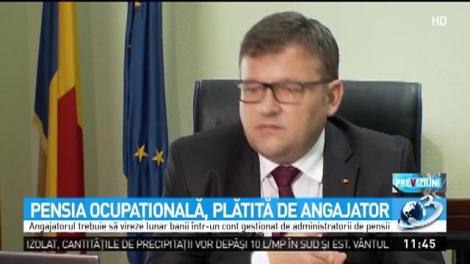 Pensia ocupaţională, plătită de angajator