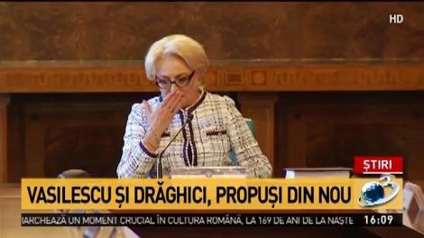 Olguța Vasilescu și Mircea Drăghici au fost propuși din nou pentru Dezvoltare și Transporturi