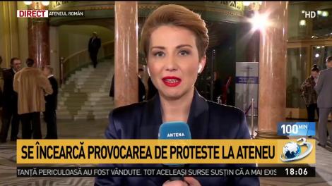 Se &icirc;ncearcă provocarea de proteste la Ateneul Rom&acirc;n. Sabina Iosub: &bdquo;S-au ridicat măsurile de securitate&rdquo;