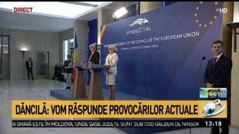 Viorica Dăncilă: Este un moment simbolic pentru Rom&acirc;nia