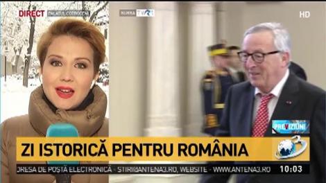 Junker discută cu preşedintele Klaus Iohannis