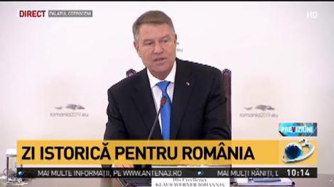 Klaus Iohannis și Jean-Claue Juncker, declarație comună de presă