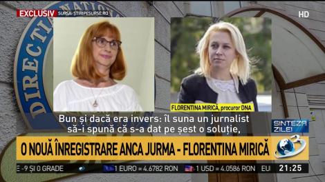 O nouă &icirc;nregistrare Anca Jurma - Florentina Mirică. Cum au vrut să &icirc;l &bdquo;facă&rdquo; pe noul șef DNA