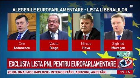 Exclusiv: Lista PNL pentru europarlamentare