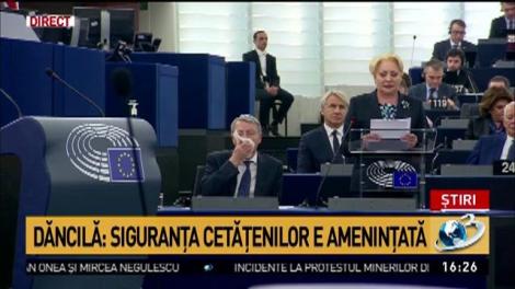 Dăncilă, discurs crucial în Parlamentul European