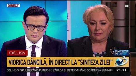 Premierul Dăncilă, la "Sinteza zilei". Mesaj ferm pentru Klaus Iohannis