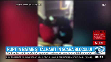Scene teribile, bărbat snopit &icirc;n bătaie