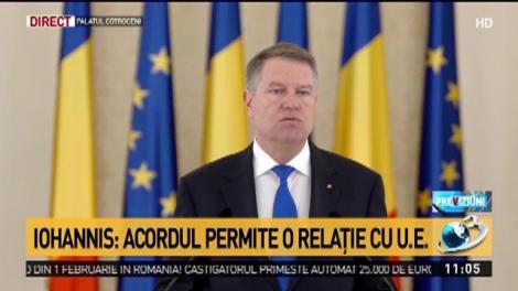 Klaus Iohannis pe tema Brexit: &bdquo;Nimeni nu trebuie să &icirc;și facă probleme pentru rom&acirc;nii din Marea Britanie&rdquo;