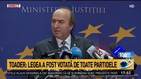 Tudorel Toader iese la rampă &icirc;n scandalul legat de recursul compensatoriu: &bdquo;Legea a fost votată de toate partidele. Vom prezenta propunerile legislative&rdquo;