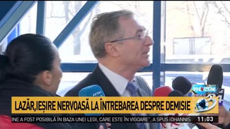Augustin Lazăr, ieșire nervoasă la &icirc;ntrebarea despre demisie: &bdquo;Aţi vrea dumneavoastră să faceţi o presiune politică asupra procurorului general?&rdquo;