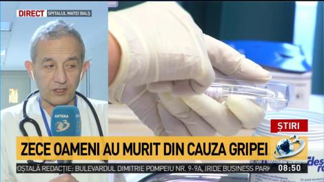 Zece oameni au murit din cauza gripei