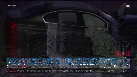 Accident grav pe Șoseaua de Centură a Capitalei. Patru persoane au fost rănite