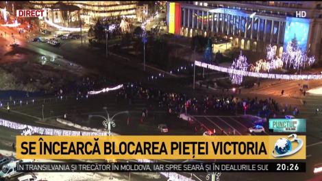 Se încearcă blocarea pieței Victoria