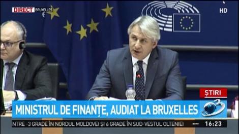 Teodorovici, raport &icirc;n Parlamentul European