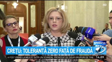 Creţu: Toleranţă zero faţă de fraudă