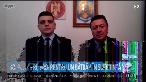 Doi pompieri, eroi pentru un bătr&acirc;n &icirc;n suferinţă
