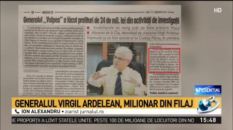Generalul Virgil Ardelean, milionar din filaj