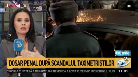 Dosar penal după scandalul taximetriştilor