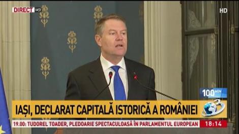 Iași, declarat capitală istorică a României