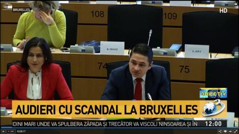 Audieri cu scandal la Bruxelles